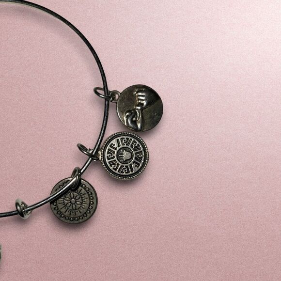 Alex and Ani Charm Bracelet Christian Promise Charms - Picture 2 of 4